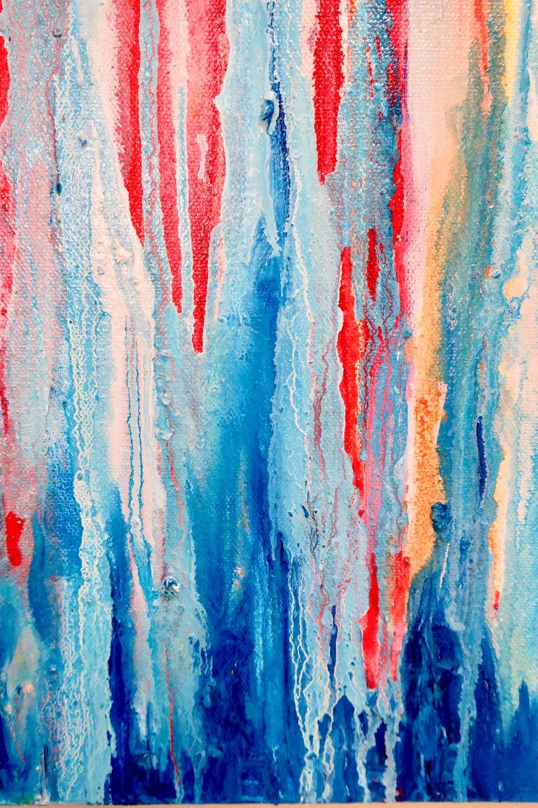 Original Abstract Expressionism Abstract Painting by Niloufar Farzam