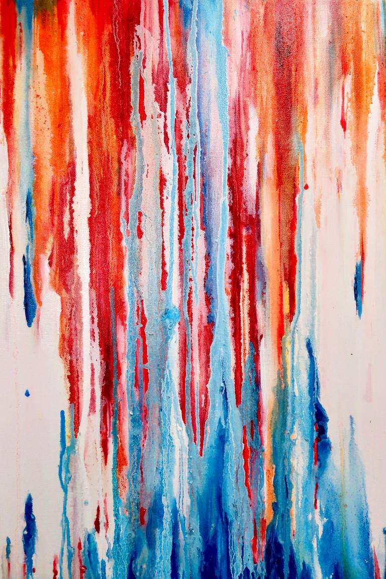 Original Abstract Expressionism Abstract Painting by Niloufar Farzam