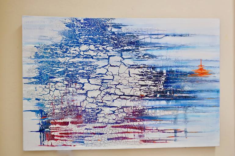 Original Abstract Painting by Niloufar Farzam