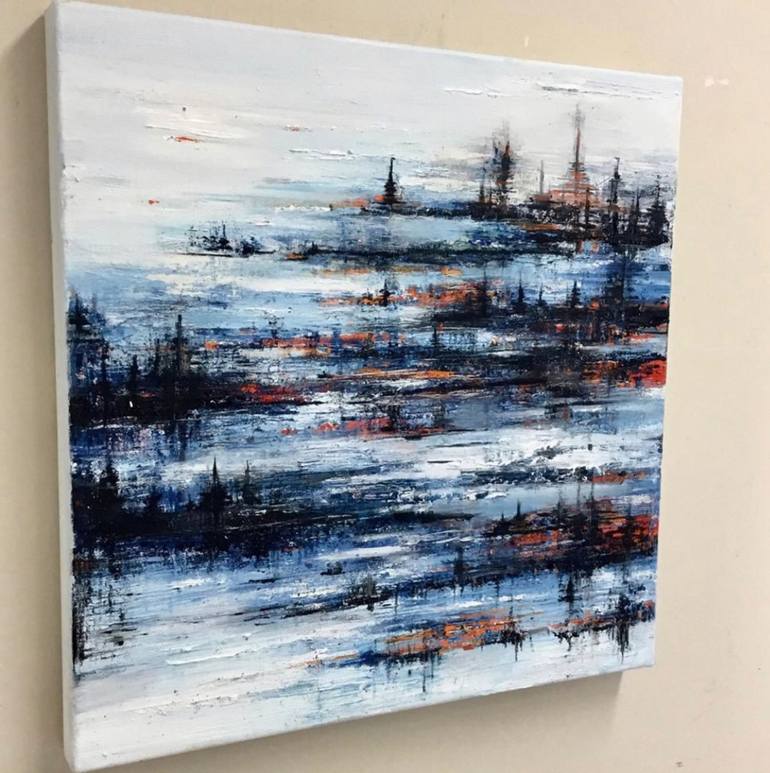 Original Abstract Painting by Niloufar Farzam