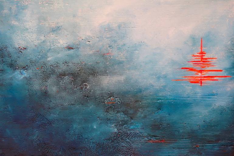 Original Abstract Painting by Niloufar Farzam