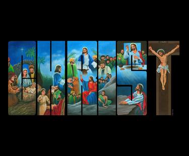 Print of Fine Art Religious Paintings by Anthony Fotia