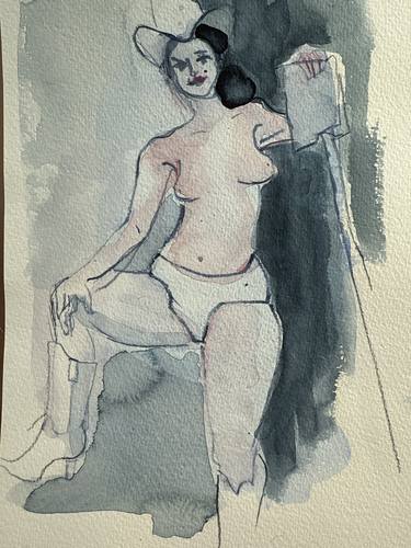 Original Contemporary Music Drawing by Renee Lee Smith