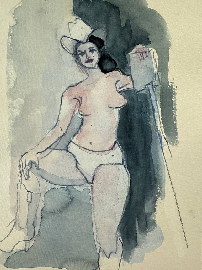 Original Contemporary Music Drawing by Renee Lee Smith