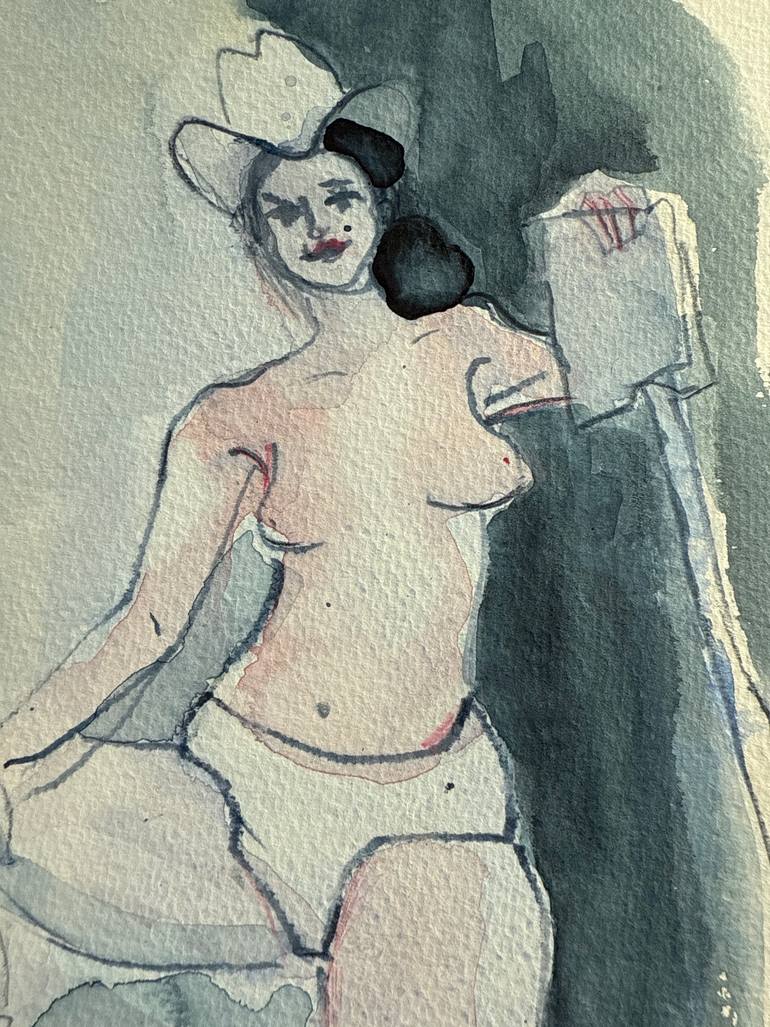 Original Contemporary Music Drawing by Renee Lee Smith