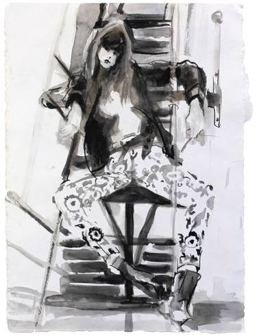 Print of Fashion Paintings by renee lee smith