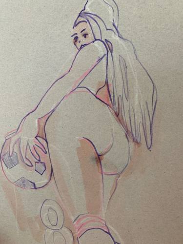 Print of Body Drawings by renee lee smith