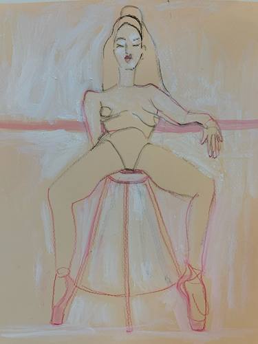 Print of Figurative Performing Arts Drawings by renee lee smith