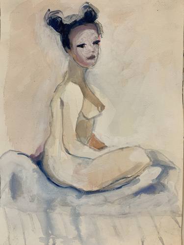Original Impressionism Women Paintings by renee lee smith