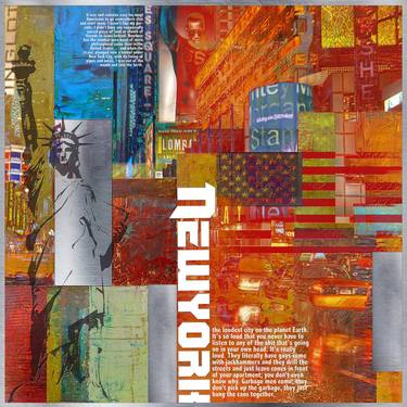 Print of Cities Collage by Corporate Art Task Force