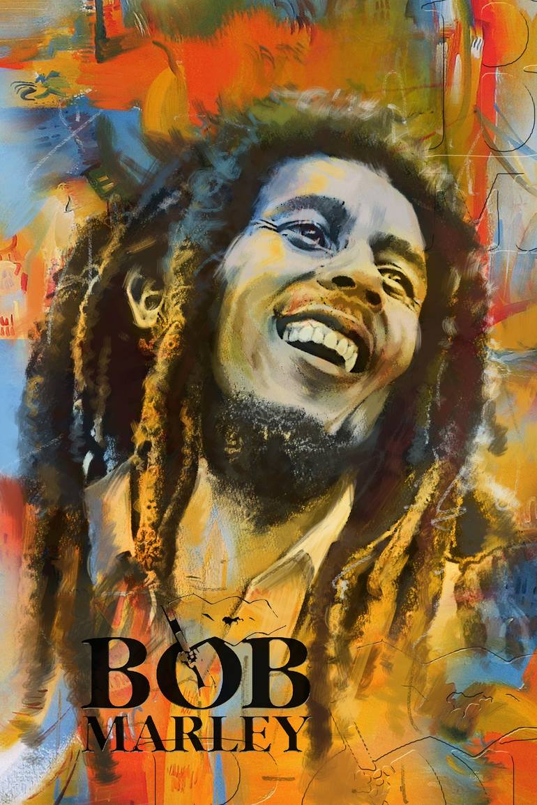 Bob Marley Art Poster Painting By Corporate Art Task Force Saatchi Art