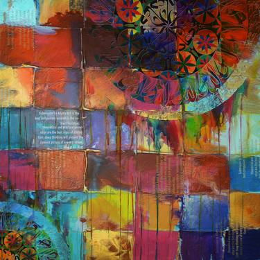 Print of Abstract Expressionism Religious Paintings by Corporate Art Task Force