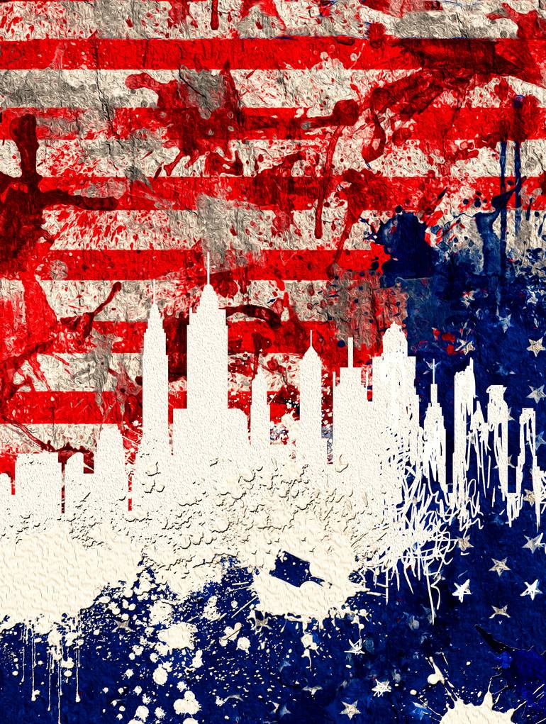 NY Skyline 200 4 Painting by Corporate Art Task Force Saatchi Art