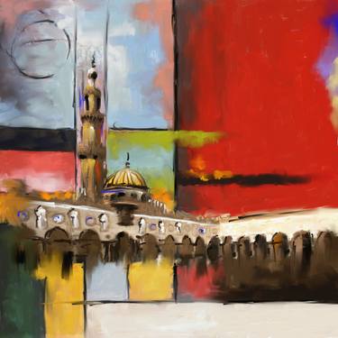 Print of Architecture Paintings by Corporate Art Task Force