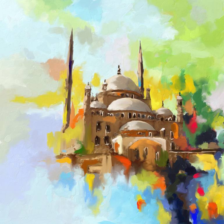 mosque painting