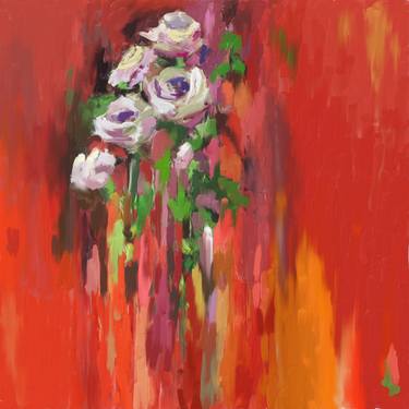 Print of Floral Paintings by Corporate Art Task Force