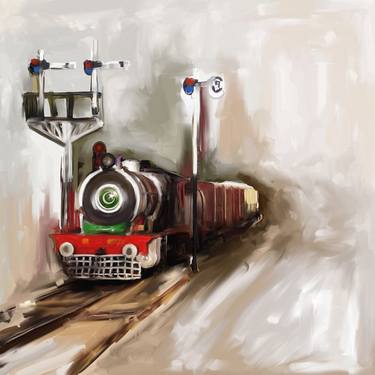 Painting 801 1 Steam Engine thumb
