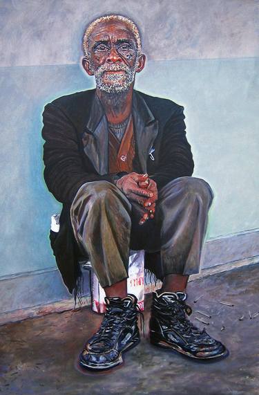 Original Documentary Portrait Paintings by Lolly Hahn-Page