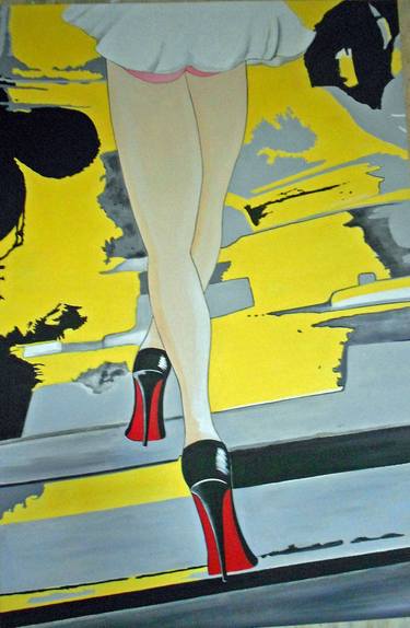 Original Pop Art Women Paintings by Bruce Burt