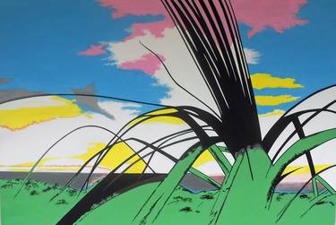 Original Pop Art Landscape Paintings by Bruce Burt