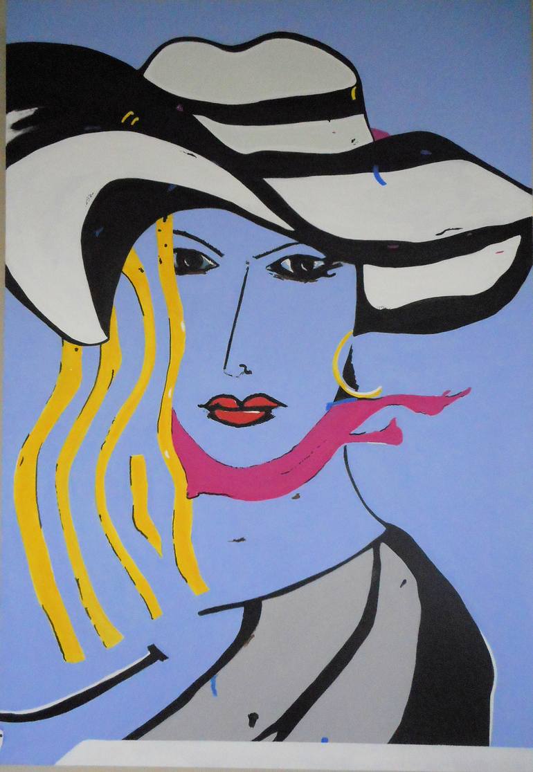 Original Abstract Expressionism People Paintings by Bruce Burt