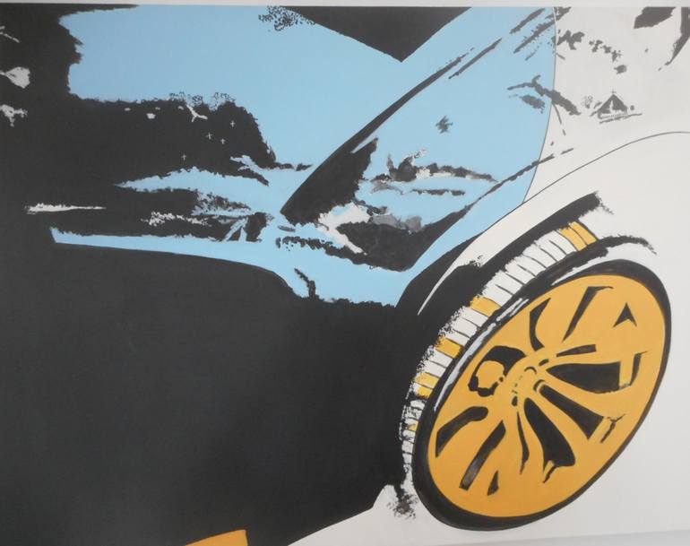 Print of Abstract Expressionism Automobile Paintings by Bruce Burt
