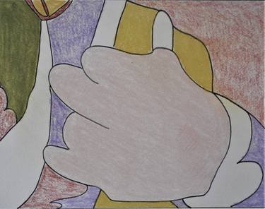 abstract hand thumb