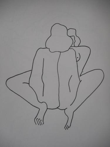 Original Nude Drawings by Bruce Burt