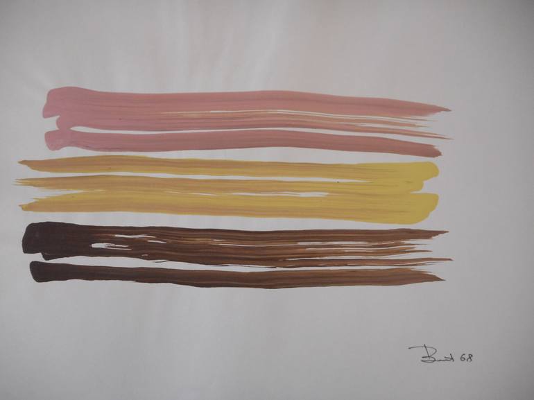 Original Abstract Drawing by Bruce Burt