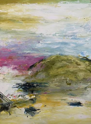 Original Abstract Expressionism Abstract Painting by Sidra Asim
