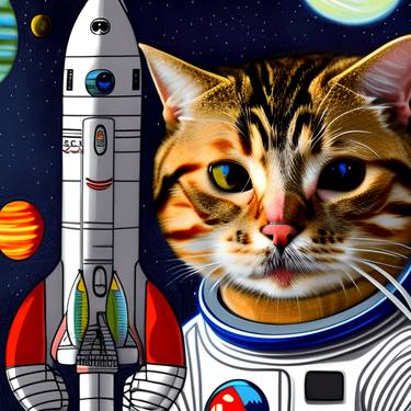 Print of Pop Art Outer Space Digital by Otis Porritt