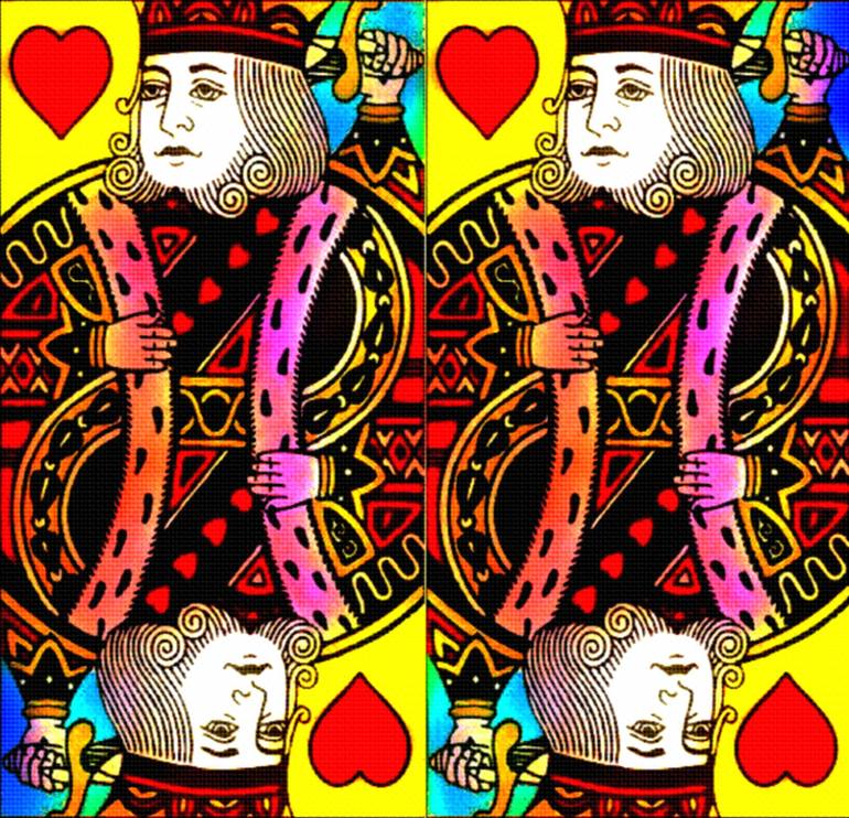 KING OF HEARTS Digital by Otis Porritt | Saatchi Art