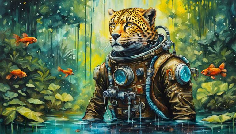 THE AGE OF STEEL-LEOPARD 2 Digital by Otis Porritt | Saatchi Art