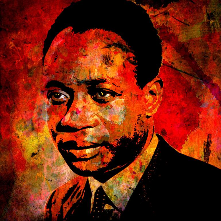 Kwame Nkrumah Painting by Otis Porritt | Saatchi Art