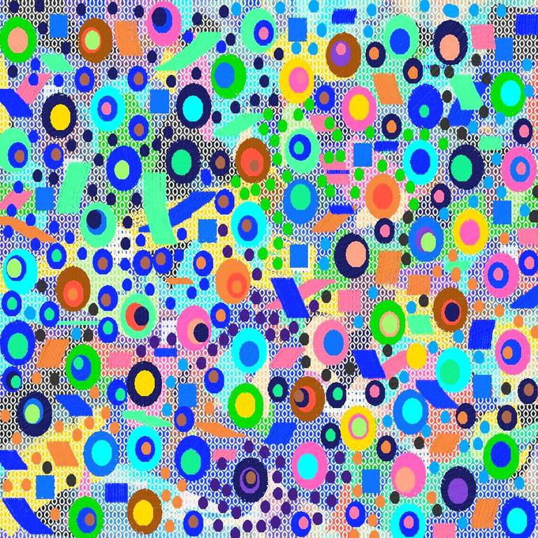 CONFETTI NIGHTS 24A Painting by Otis Porritt | Saatchi Art