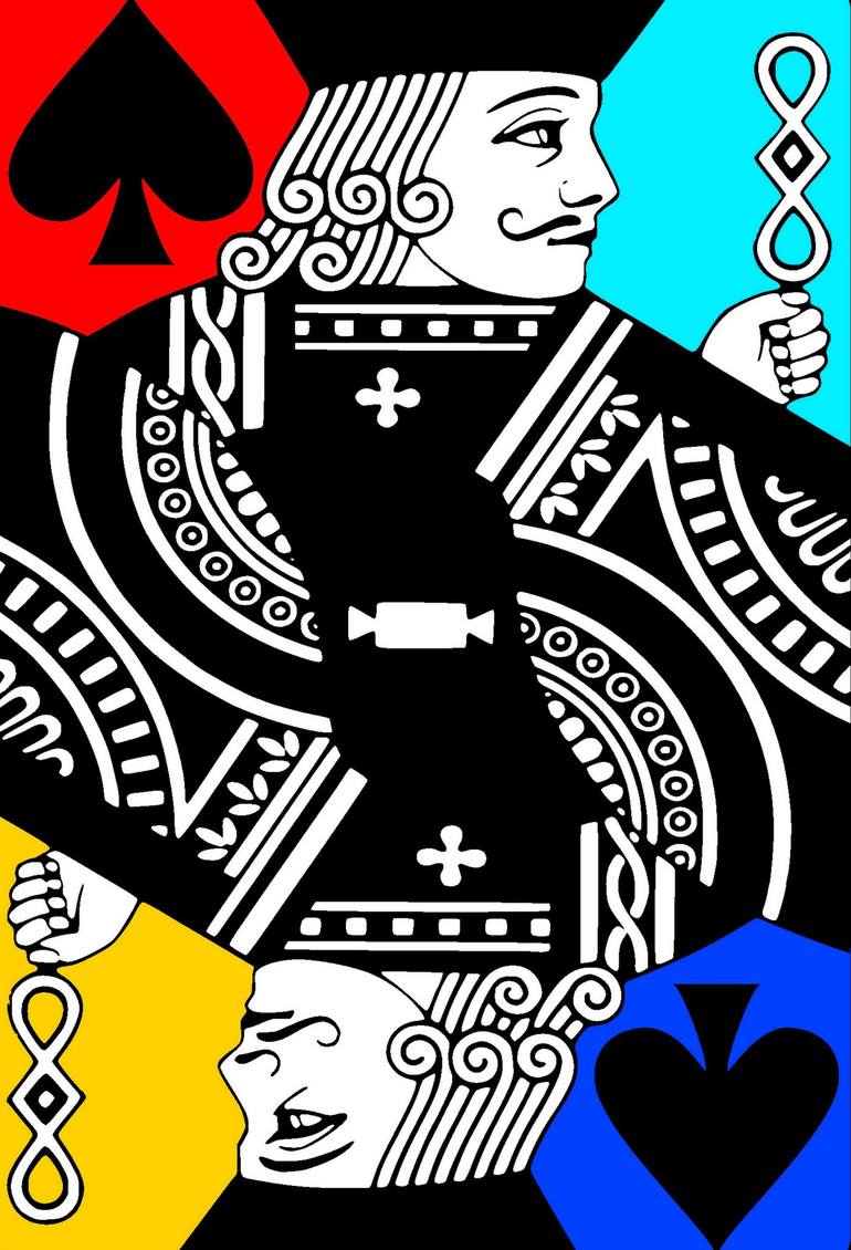JACK OF SPADES COLORS Mixed Media by Otis Porritt | Saatchi Art