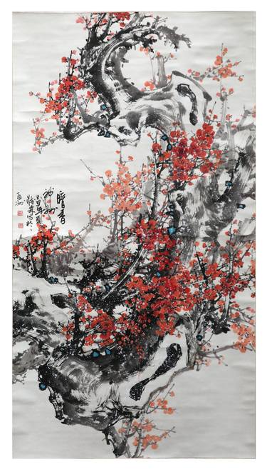 Original Floral Painting by chinese  works of art