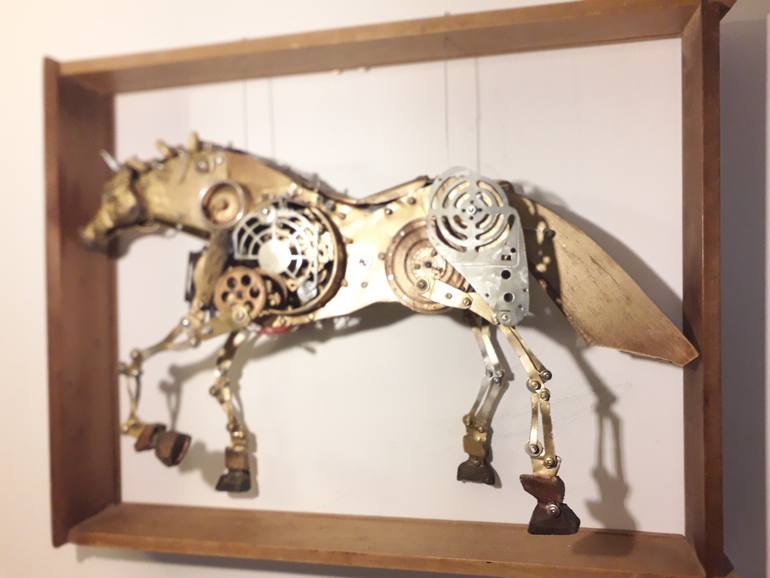 Original Abstract Animal Sculpture by Martin Sanchez