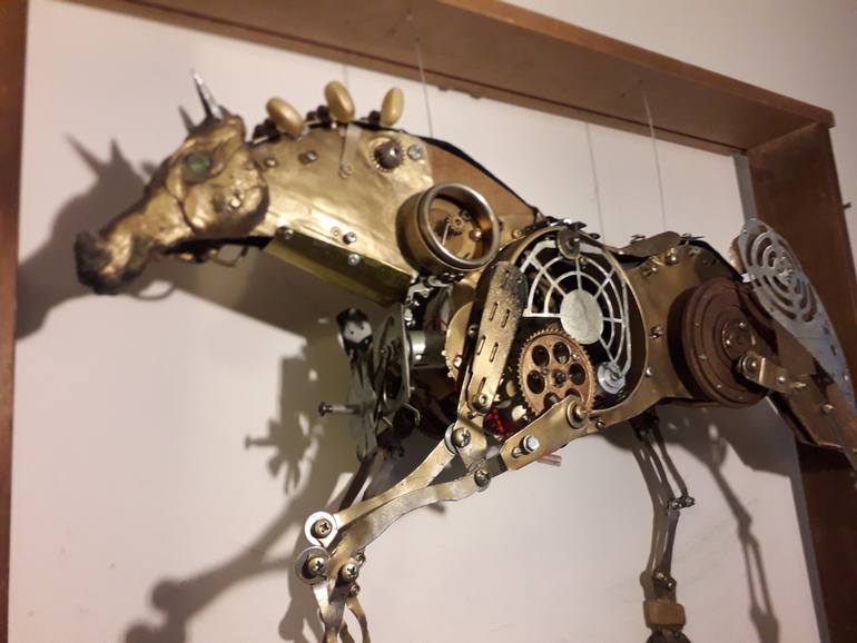 Original Abstract Animal Sculpture by Martin Sanchez