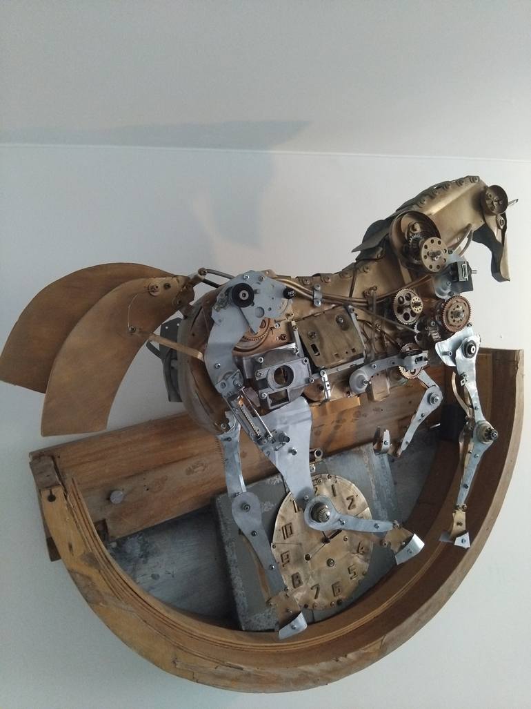 Original Abstract Animal Sculpture by Martin Sanchez