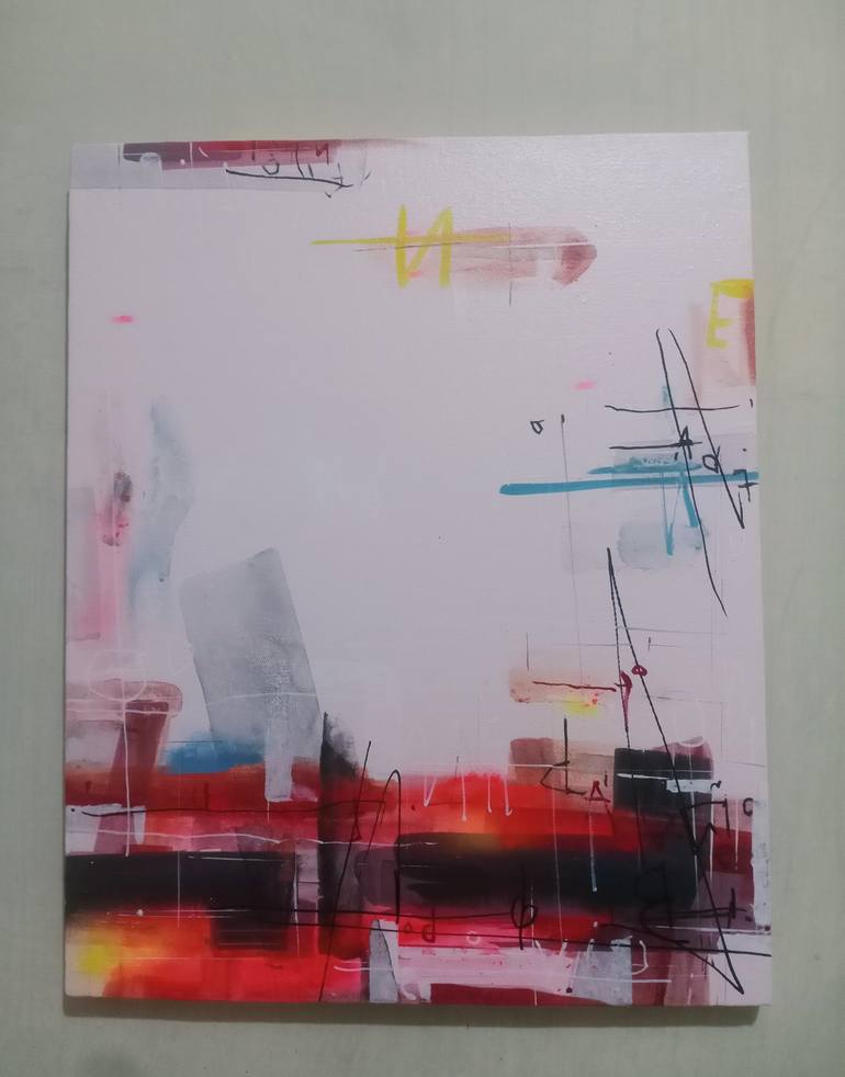 Original Abstract Painting by Iqrar De