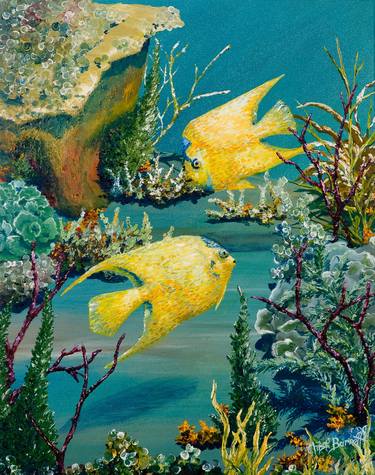 Print of Fish Paintings by Christi Barrett