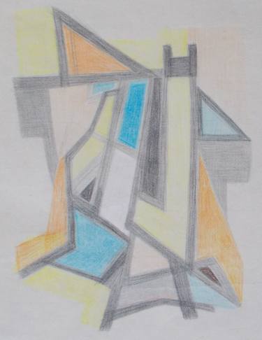 Original Abstract Landscape Drawings by Qaiser Shahbaz