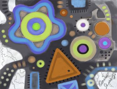 Original Modern Science/Technology Digital by Qaiser Shahbaz