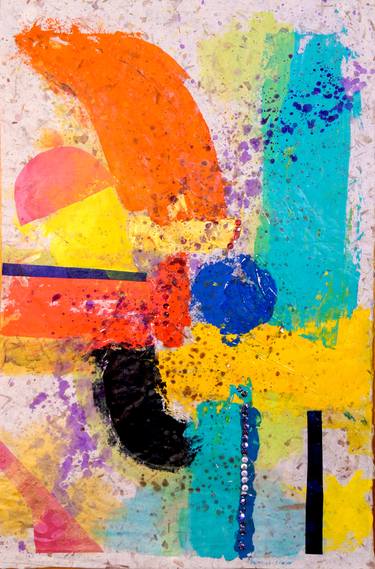 Print of Abstract Collage by Tomomi Maruyama