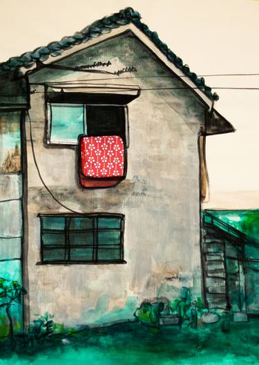 Print of Architecture Paintings by Tomomi Maruyama
