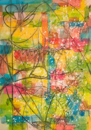 Original Abstract Paintings by Tomomi Maruyama