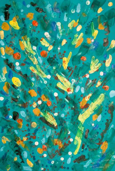 Print of Abstract Nature Paintings by Tomomi Maruyama