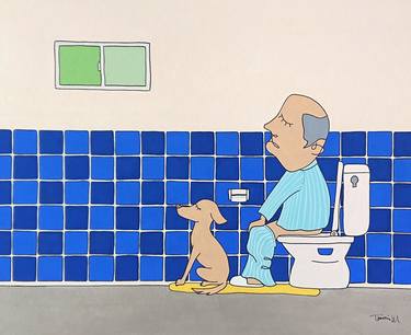 Original Conceptual Humor Paintings by Tomomi Maruyama
