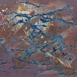 Self-Portrait in Blue (aka Goodbye Gold Street Darkroom #8) by Kimberly Schneider